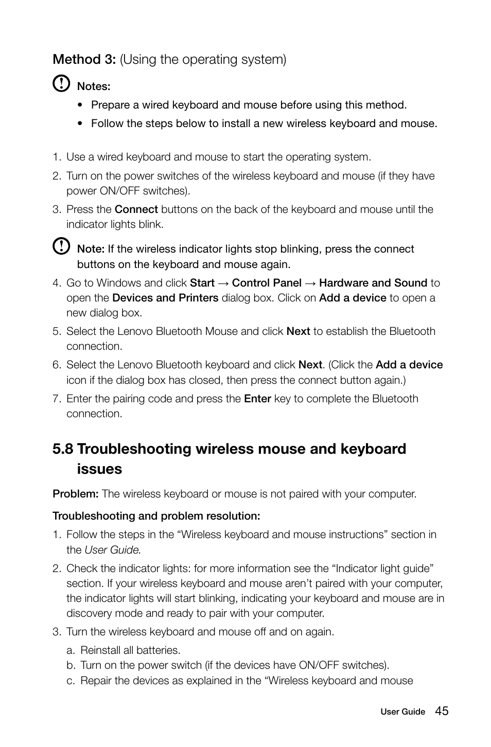 Method 3: (using the operating system) | Lenovo IdeaCentre B325 User Manual | Page 50 / 53
