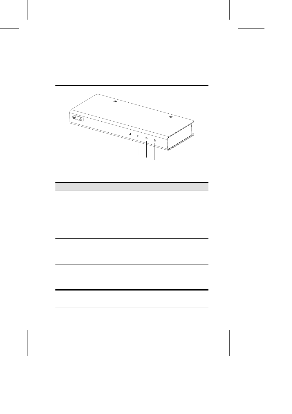 Hardware setup, Front view, Chapter 2 | ATEN CN-5000 User Manual | Page 17 / 110