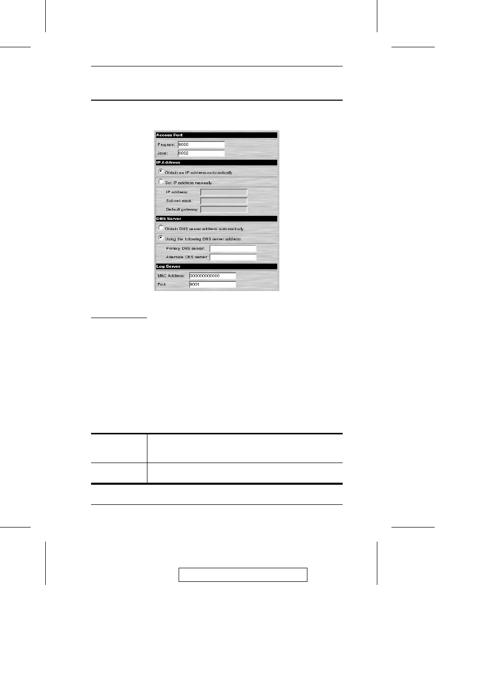 Network, Access port | ATEN CN-5000 User Manual | Page 29 / 110