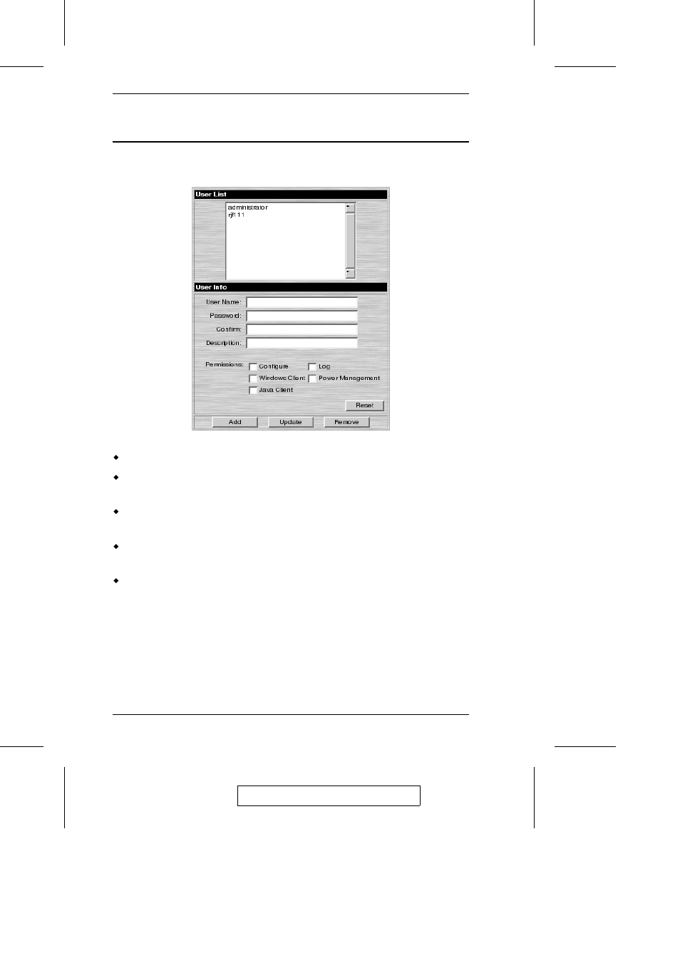 User manager | ATEN CN-5000 User Manual | Page 36 / 110