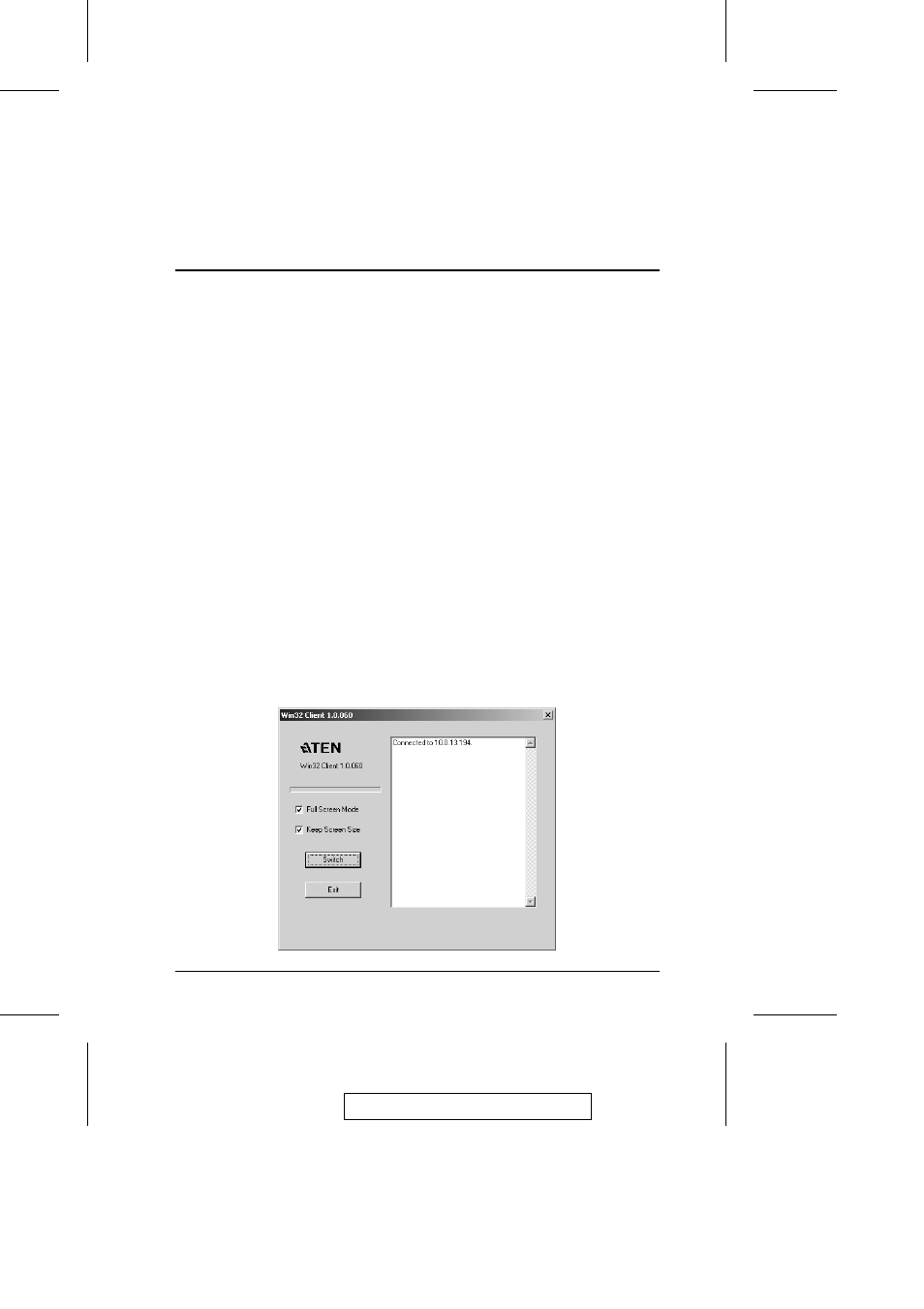 The windows client, Starting up | ATEN CN-5000 User Manual | Page 41 / 110
