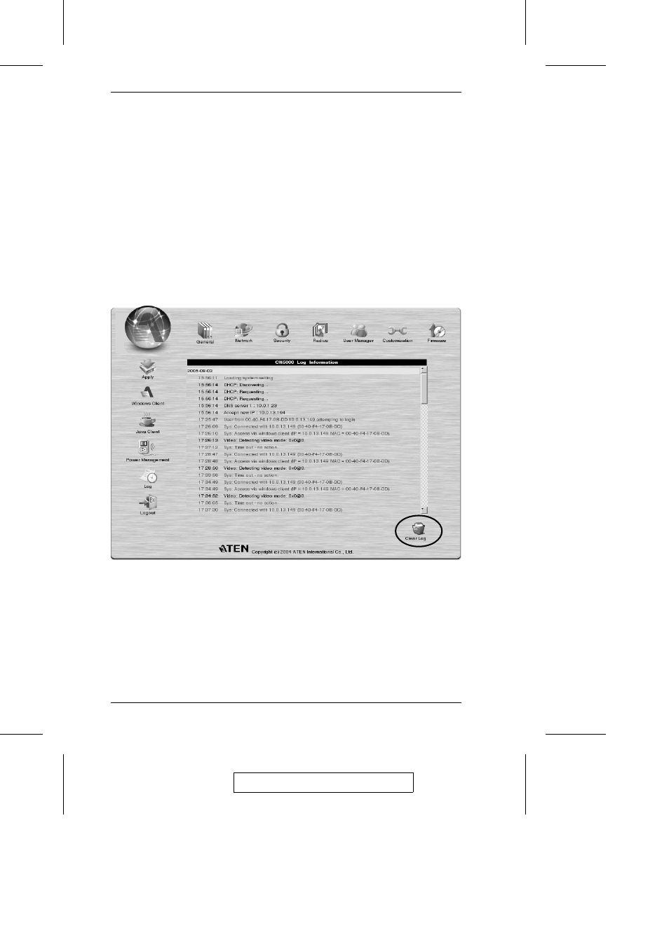 ATEN CN-5000 User Manual | Page 58 / 110