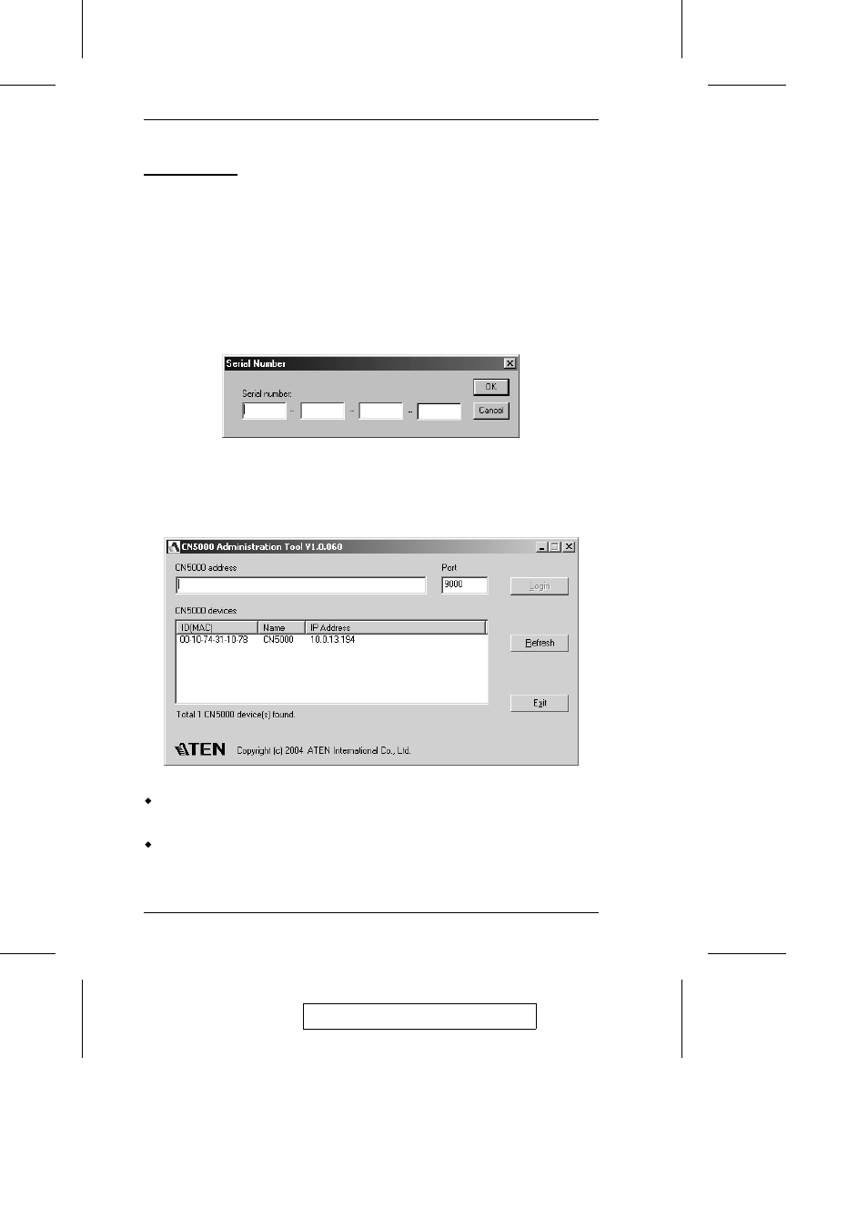 Starting up | ATEN CN-5000 User Manual | Page 60 / 110