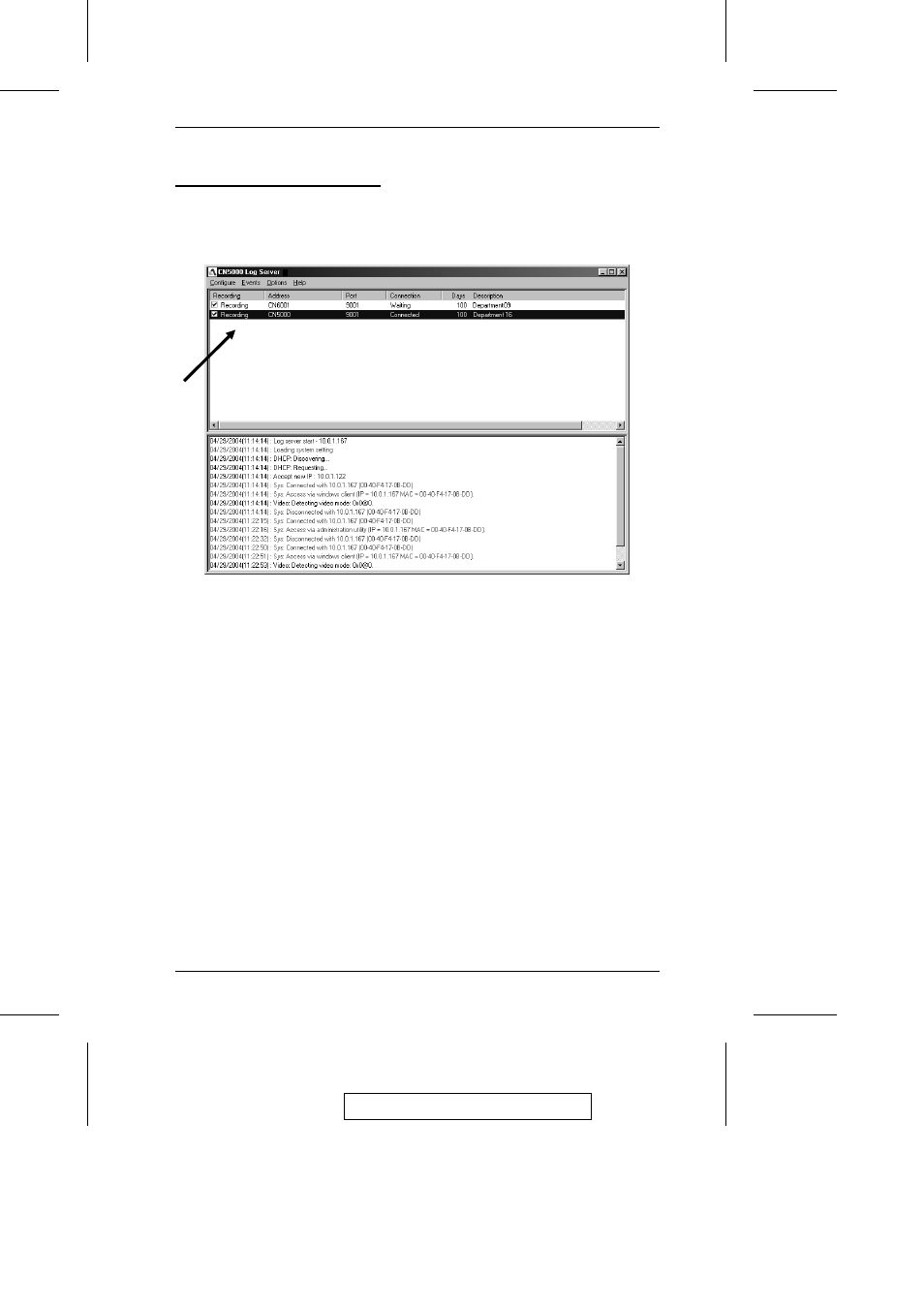 The cn-5000 list panel | ATEN CN-5000 User Manual | Page 95 / 110