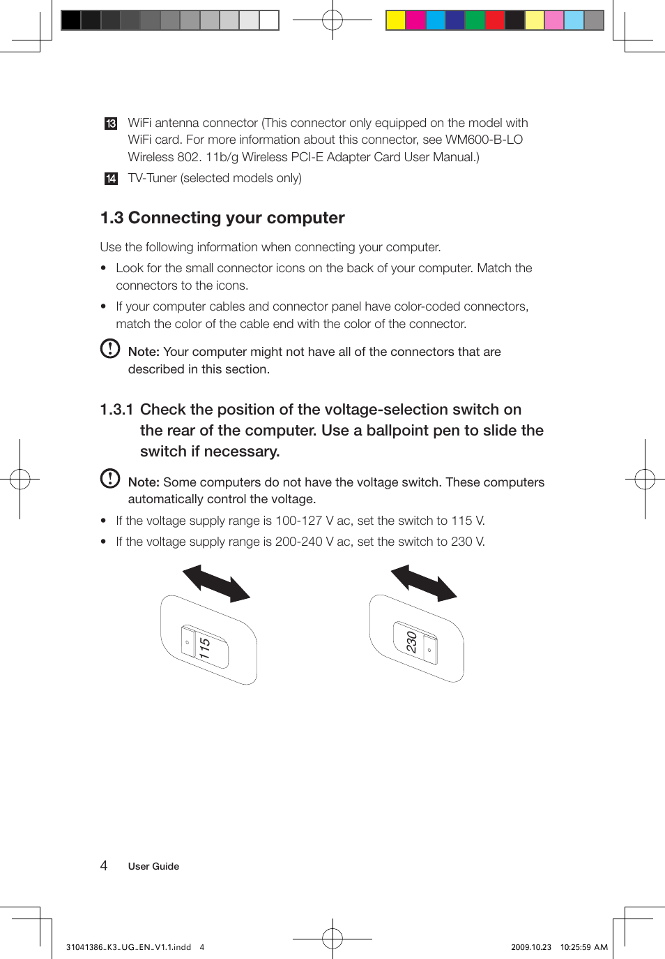3 connecting your computer | Lenovo IdeaCentre K305 User Manual | Page 9 / 45
