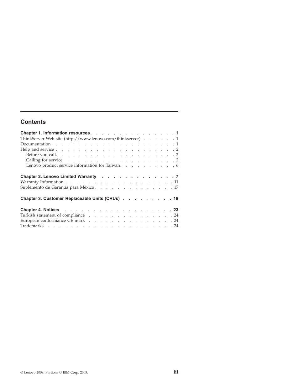 Lenovo ThinkServer RD210 User Manual | Page 5 / 34