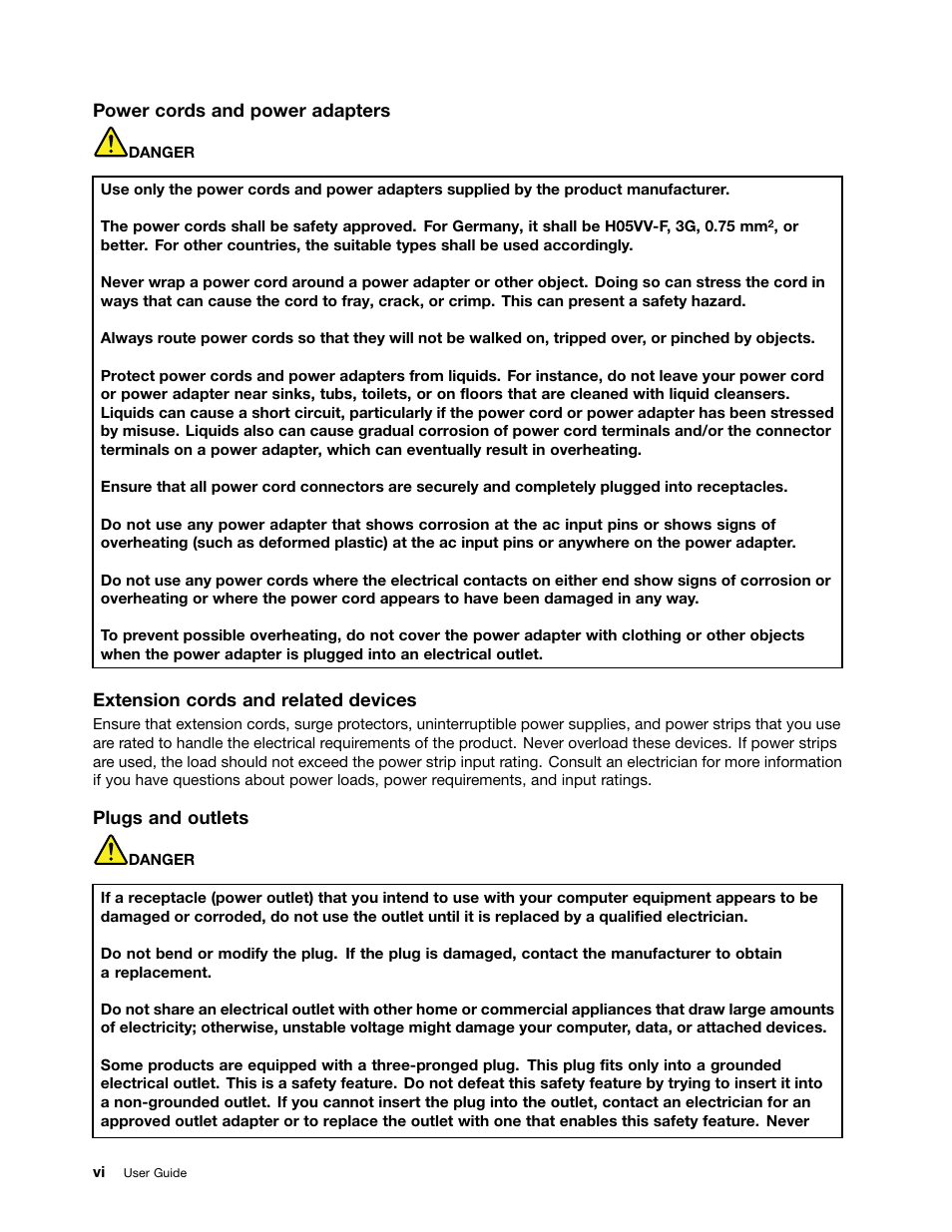 Lenovo E4325 User Manual | Page 8 / 70