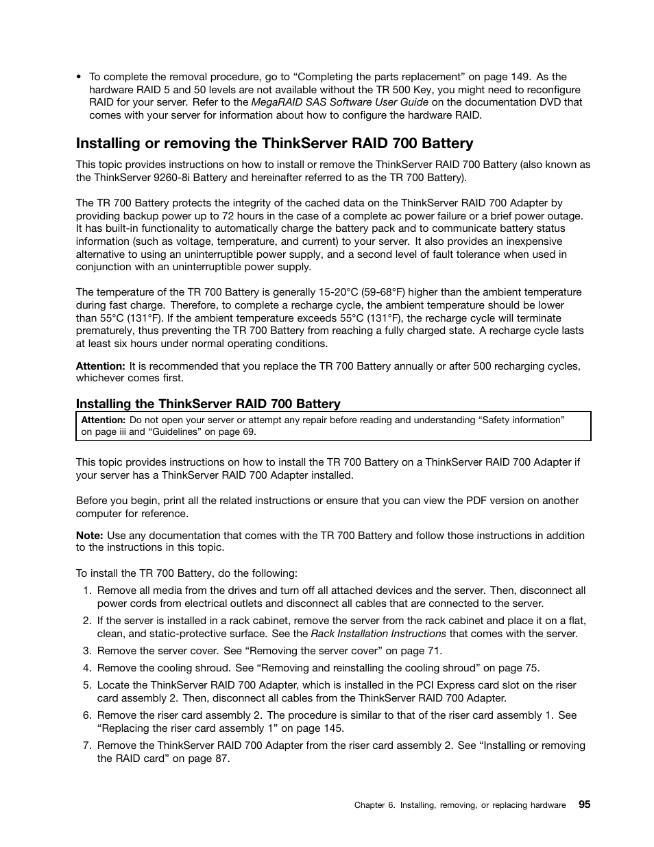 Lenovo ThinkServer RD330 User Manual | Page 107 / 192
