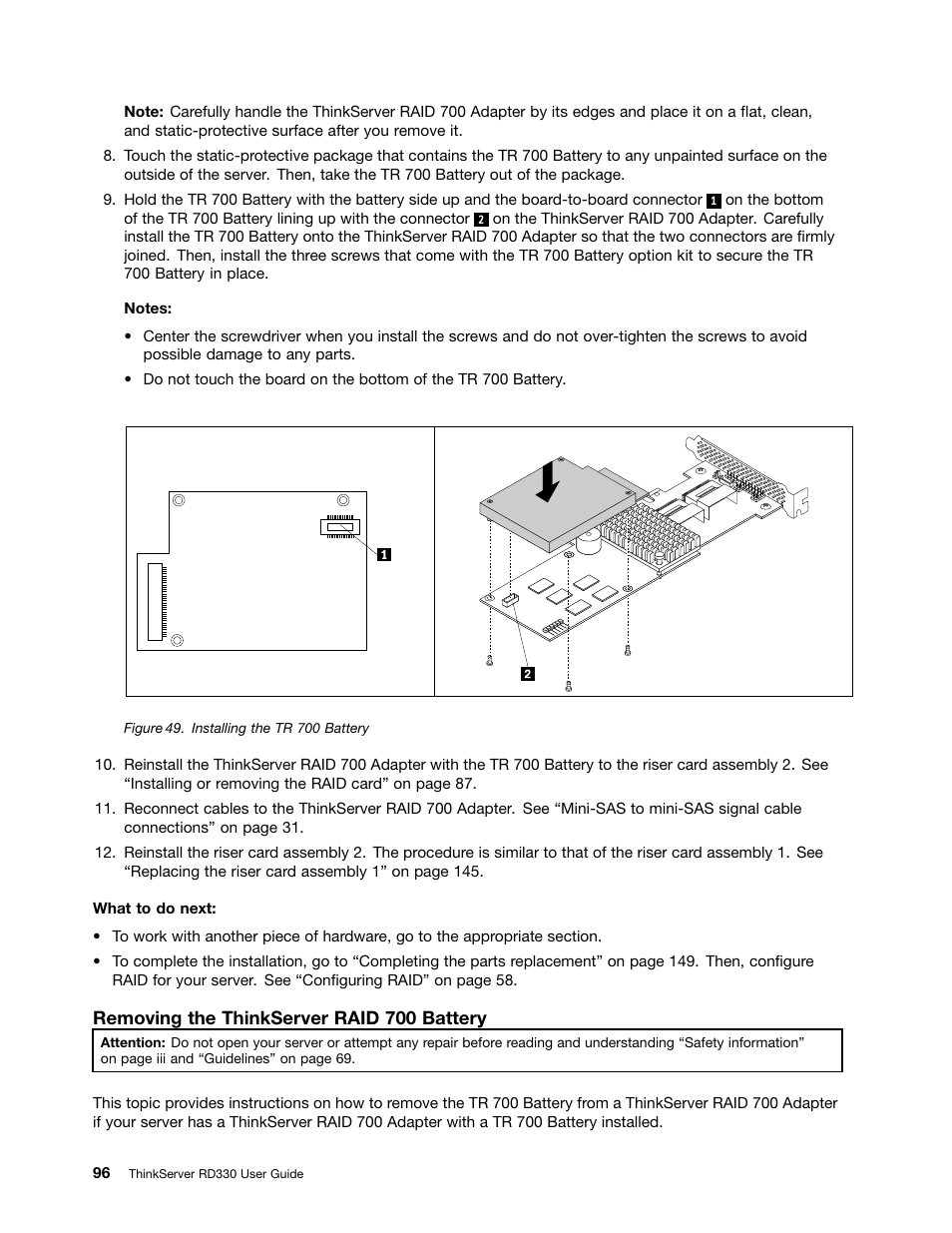 Lenovo ThinkServer RD330 User Manual | Page 108 / 192