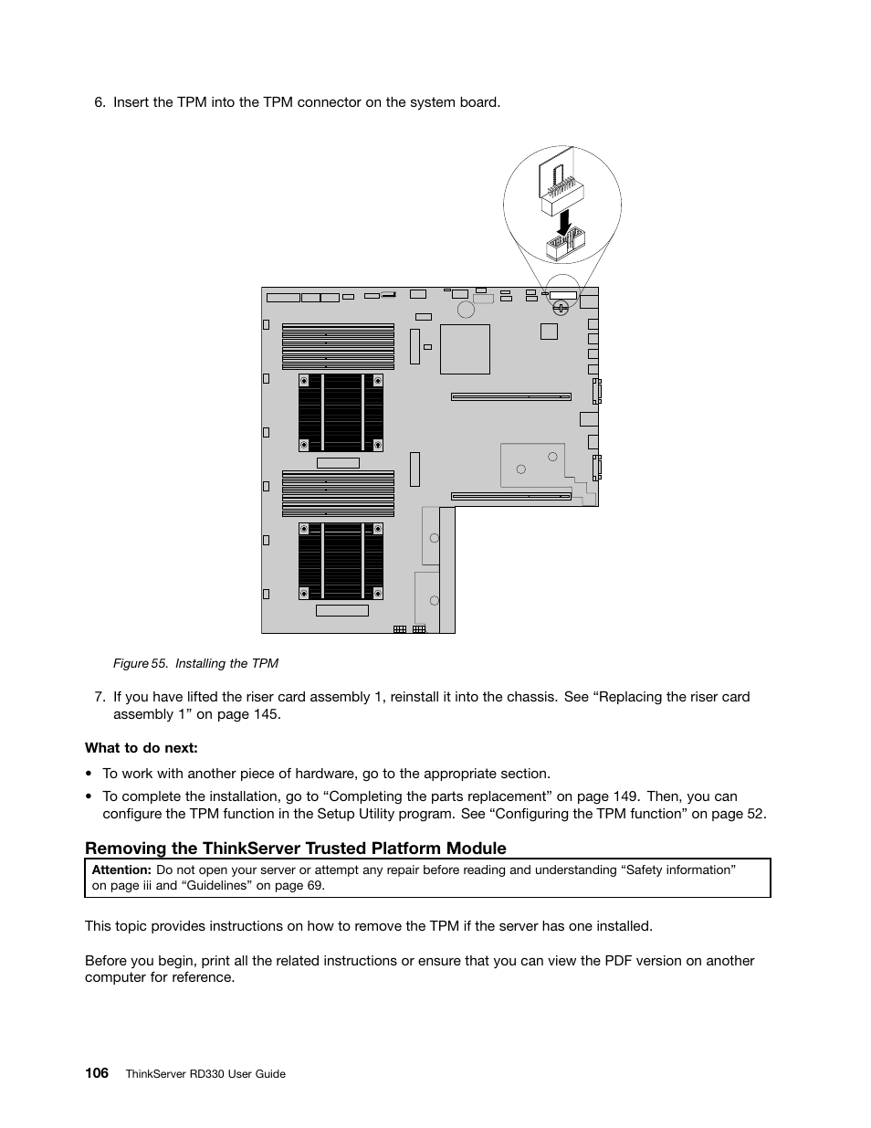 Lenovo ThinkServer RD330 User Manual | Page 118 / 192