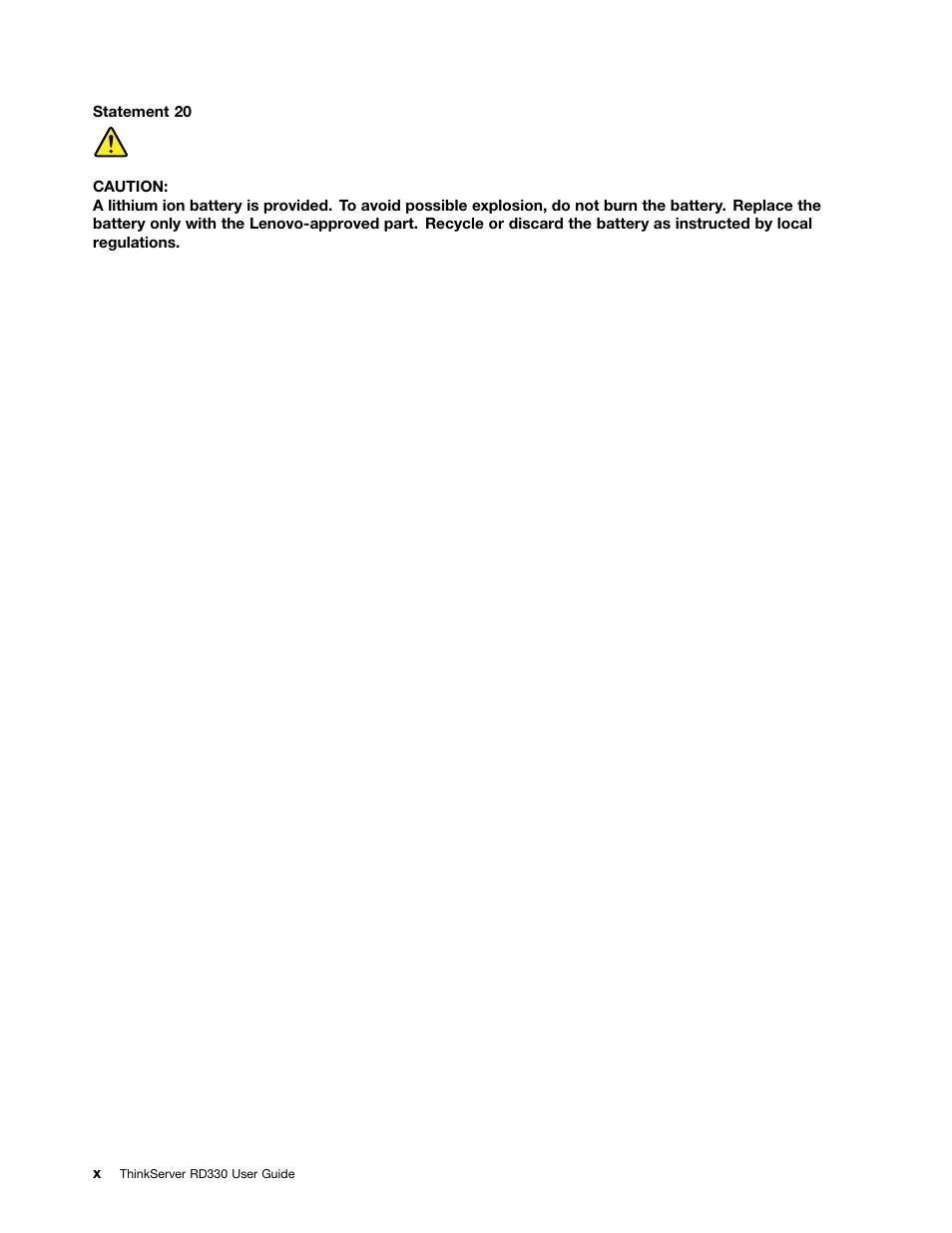 Lenovo ThinkServer RD330 User Manual | Page 12 / 192