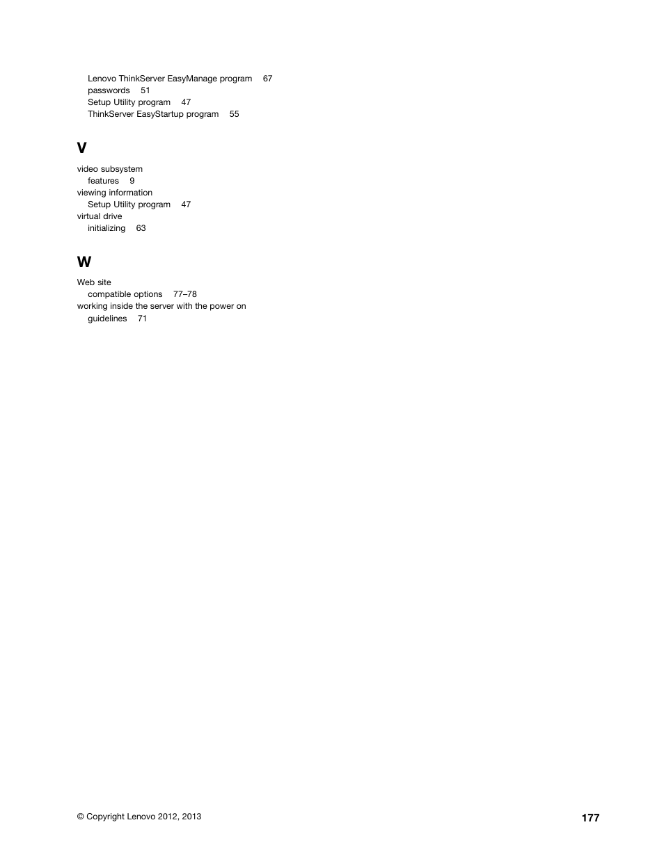 Lenovo ThinkServer RD330 User Manual | Page 189 / 192