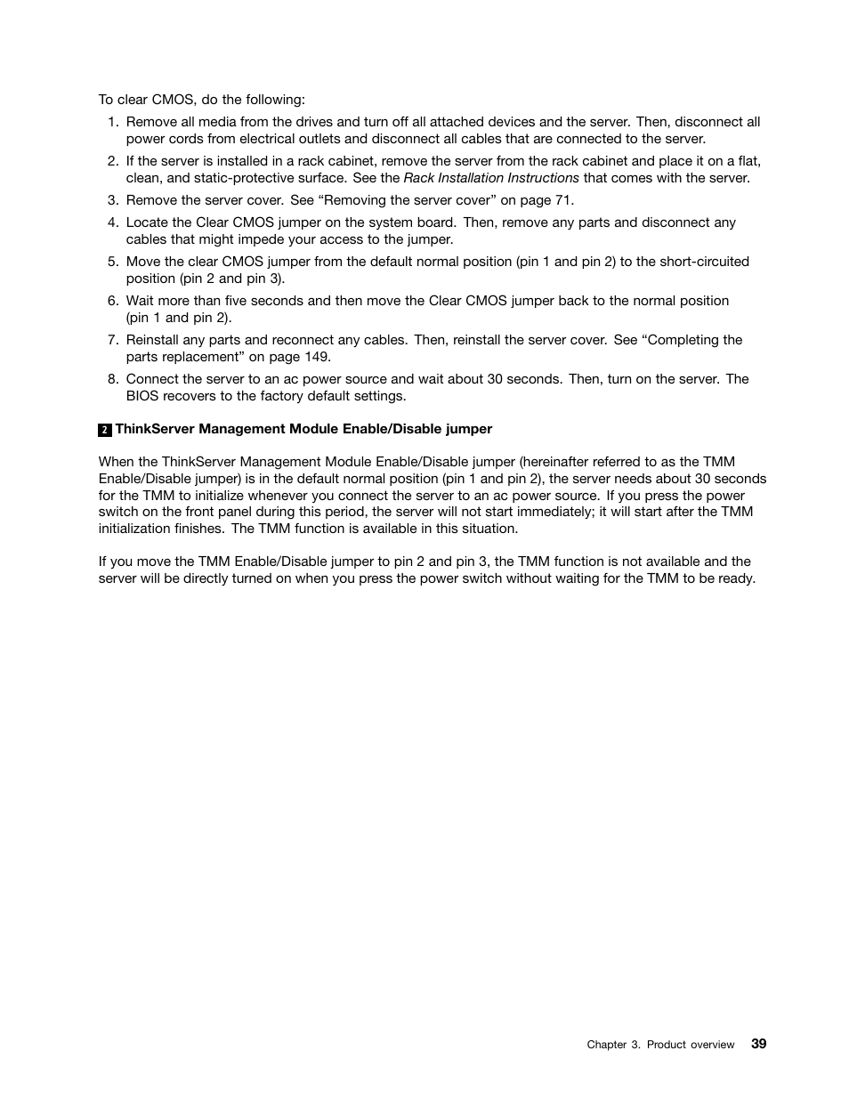Lenovo ThinkServer RD330 User Manual | Page 51 / 192