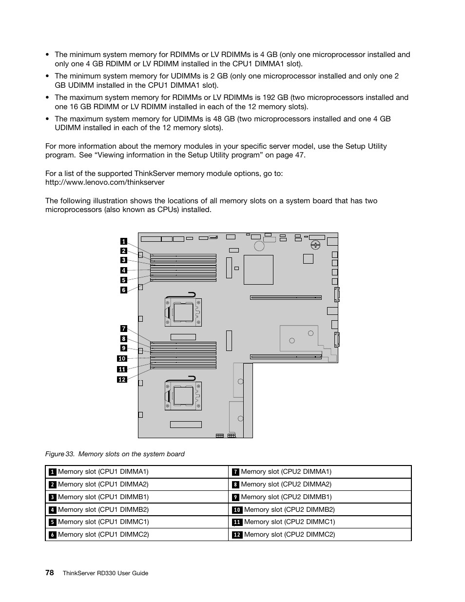 Lenovo ThinkServer RD330 User Manual | Page 90 / 192