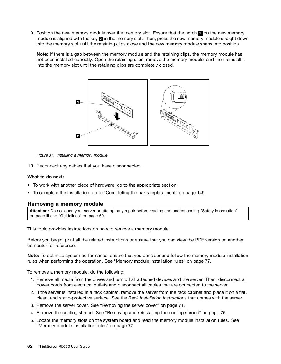 Lenovo ThinkServer RD330 User Manual | Page 94 / 192