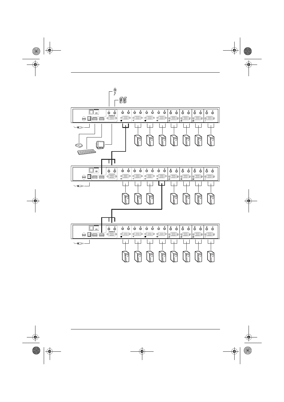 Three stage installation diagram | ATEN CS-1754 User Manual | Page 25 / 68