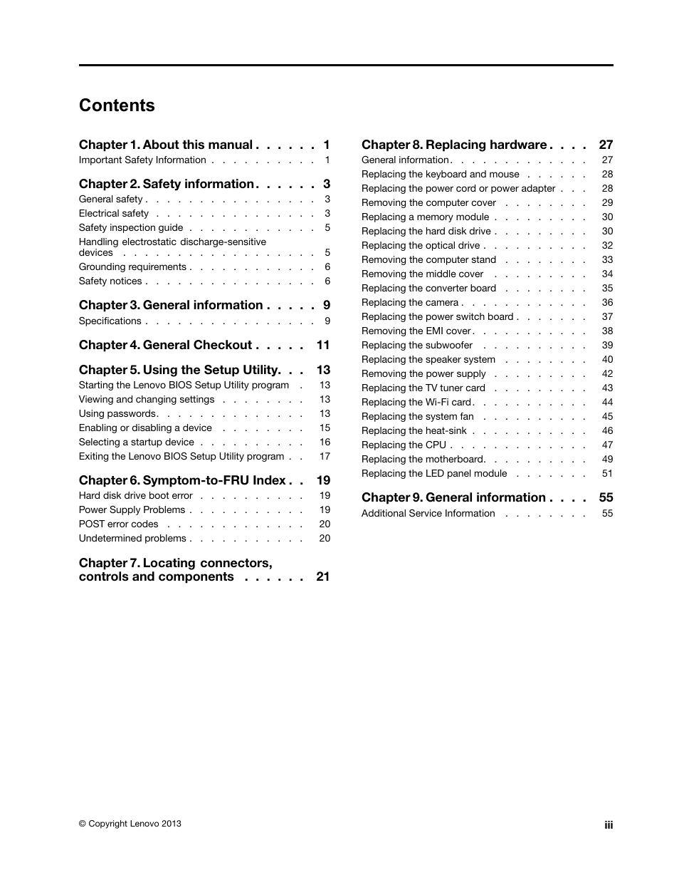 Lenovo IdeaCentre B750 All-in-One User Manual | Page 5 / 61