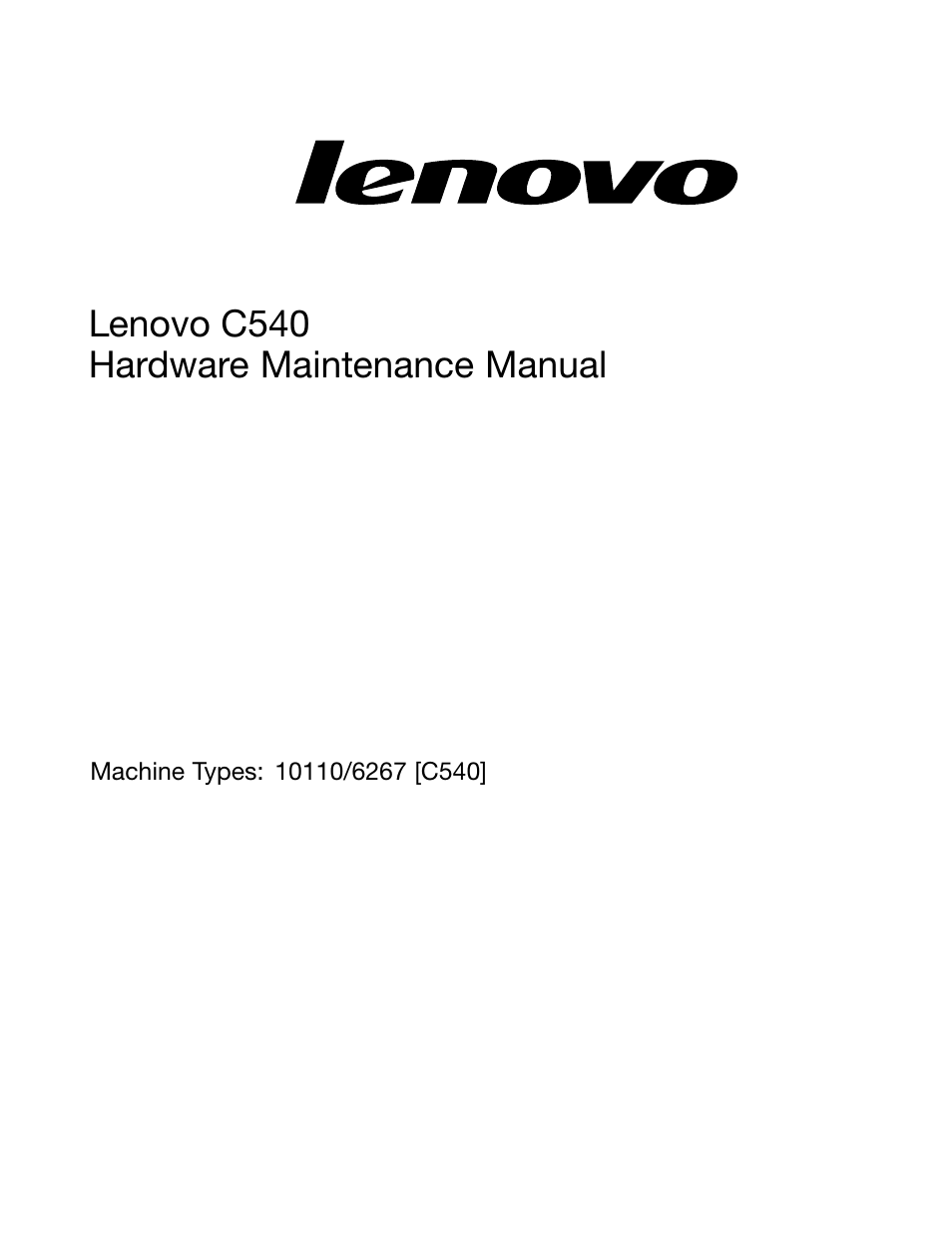 Lenovo c540 hardware maintenance manual | Lenovo C540 All-in-One User Manual | Page 3 / 69