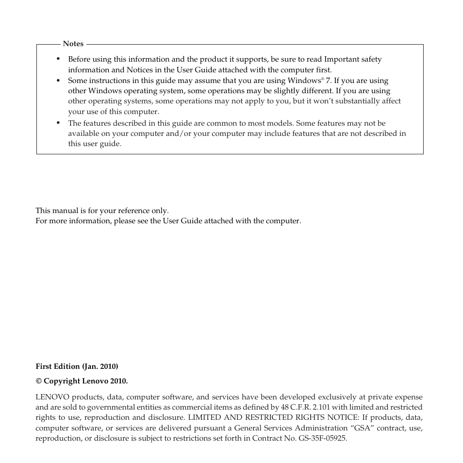 Lenovo E46 Notebook User Manual | Page 2 / 38