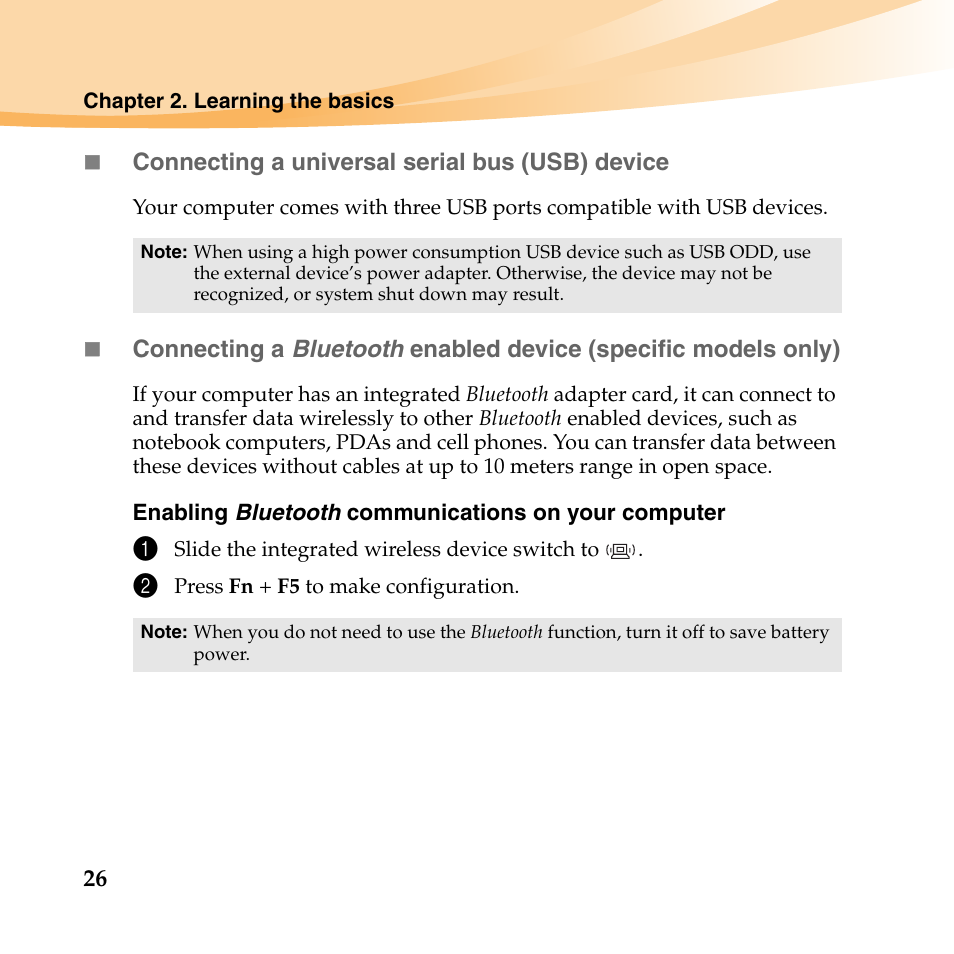 Lenovo E46 Notebook User Manual | Page 30 / 38