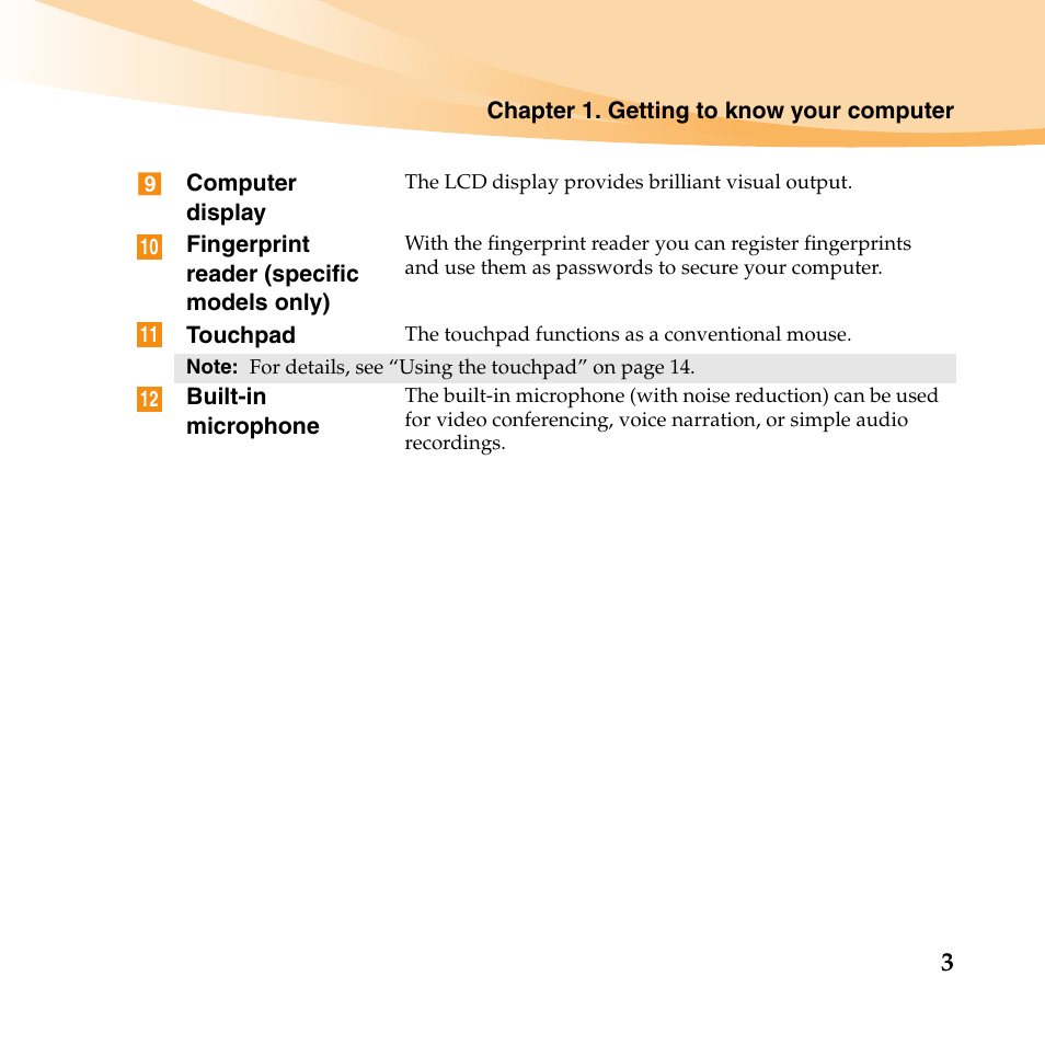 Lenovo E46 Notebook User Manual | Page 7 / 38