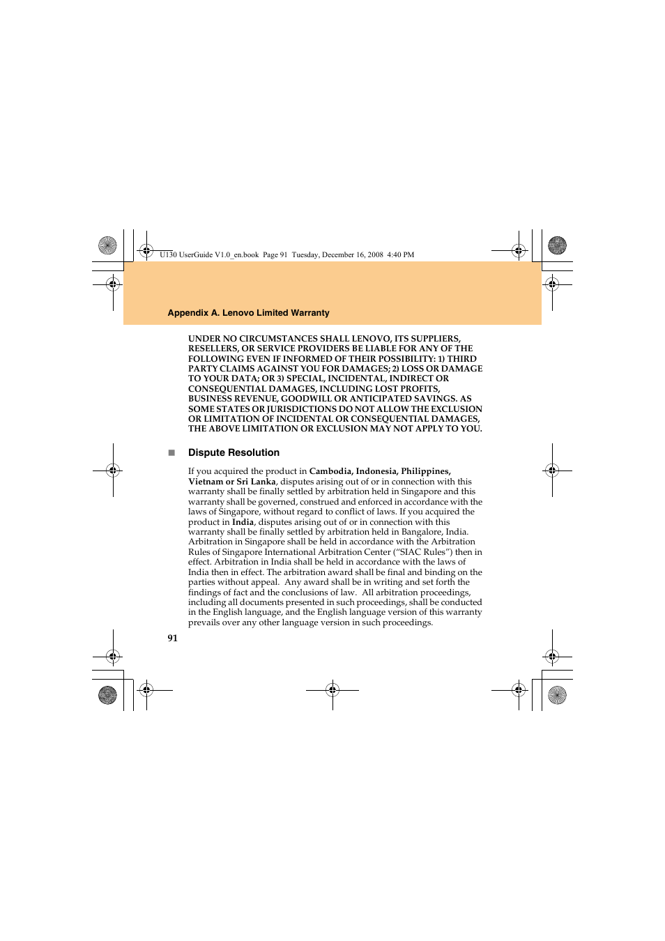 Lenovo IdeaPad U130 User Manual | Page 100 / 136