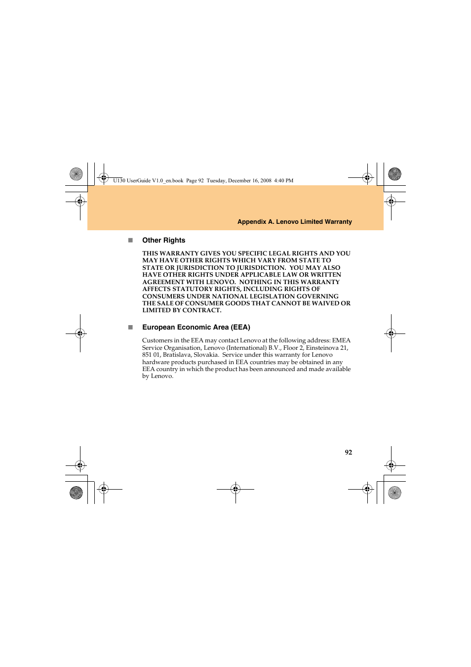 Lenovo IdeaPad U130 User Manual | Page 101 / 136