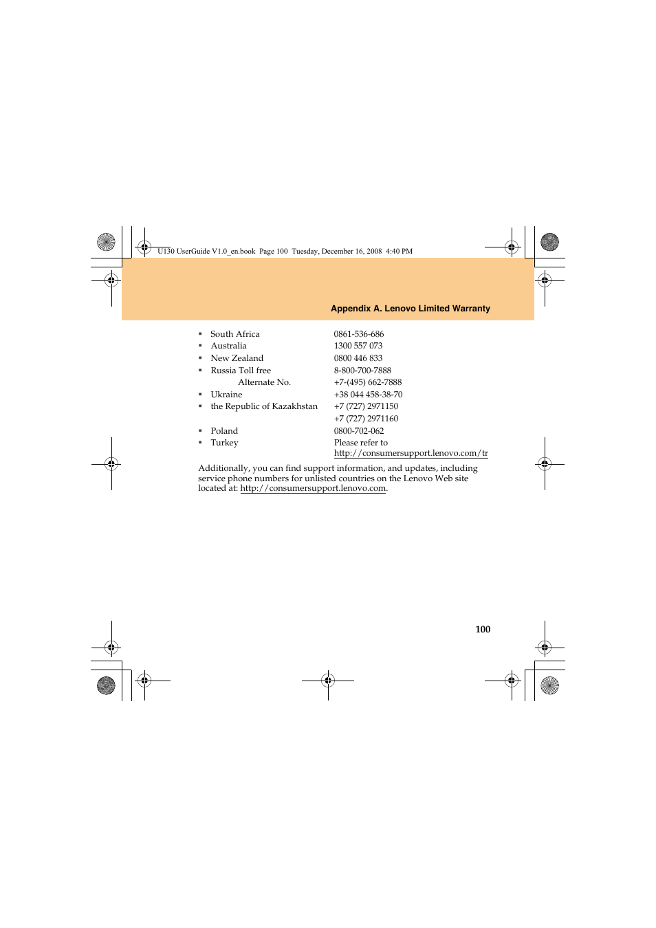 Lenovo IdeaPad U130 User Manual | Page 109 / 136