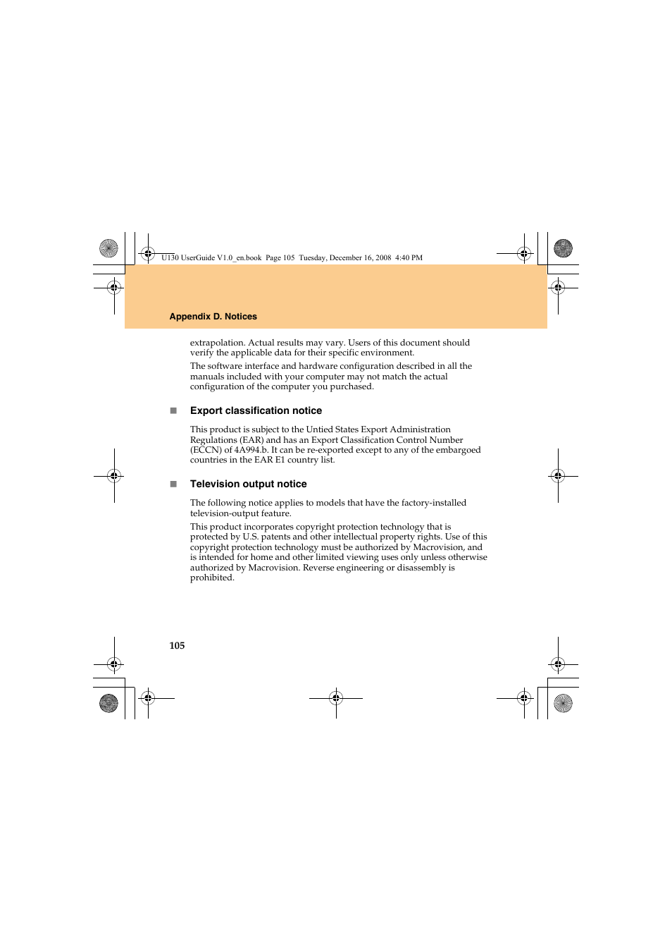 Lenovo IdeaPad U130 User Manual | Page 114 / 136