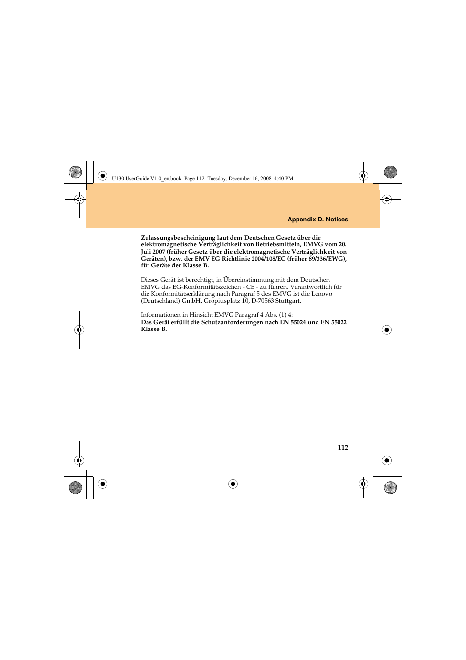 Lenovo IdeaPad U130 User Manual | Page 121 / 136