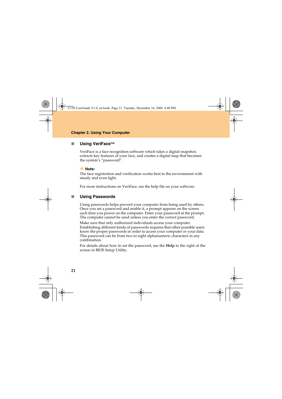 Lenovo IdeaPad U130 User Manual | Page 30 / 136