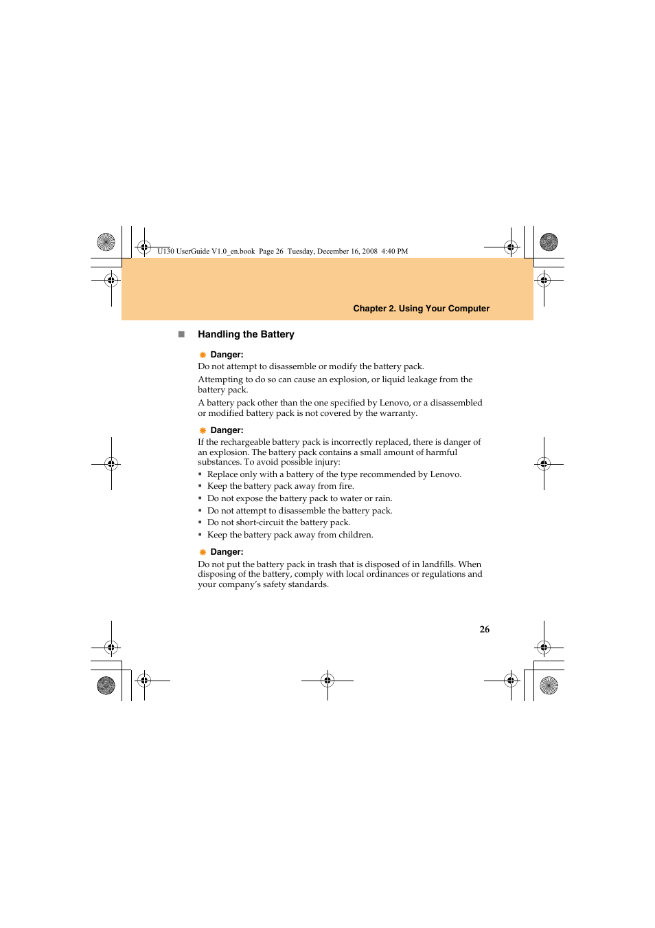 Lenovo IdeaPad U130 User Manual | Page 35 / 136