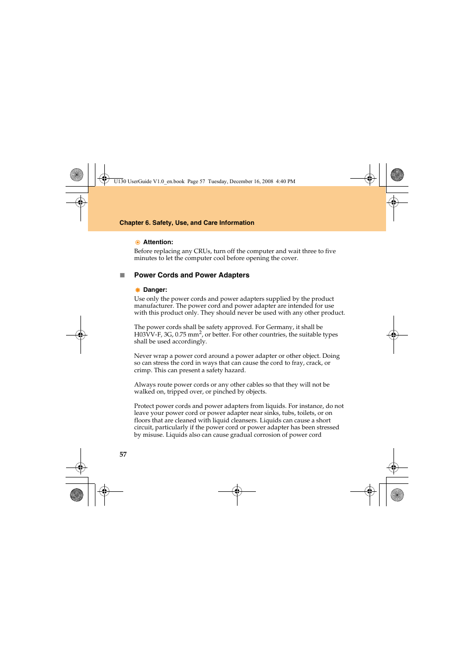 Lenovo IdeaPad U130 User Manual | Page 66 / 136