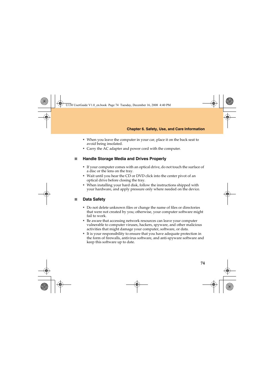 Lenovo IdeaPad U130 User Manual | Page 83 / 136