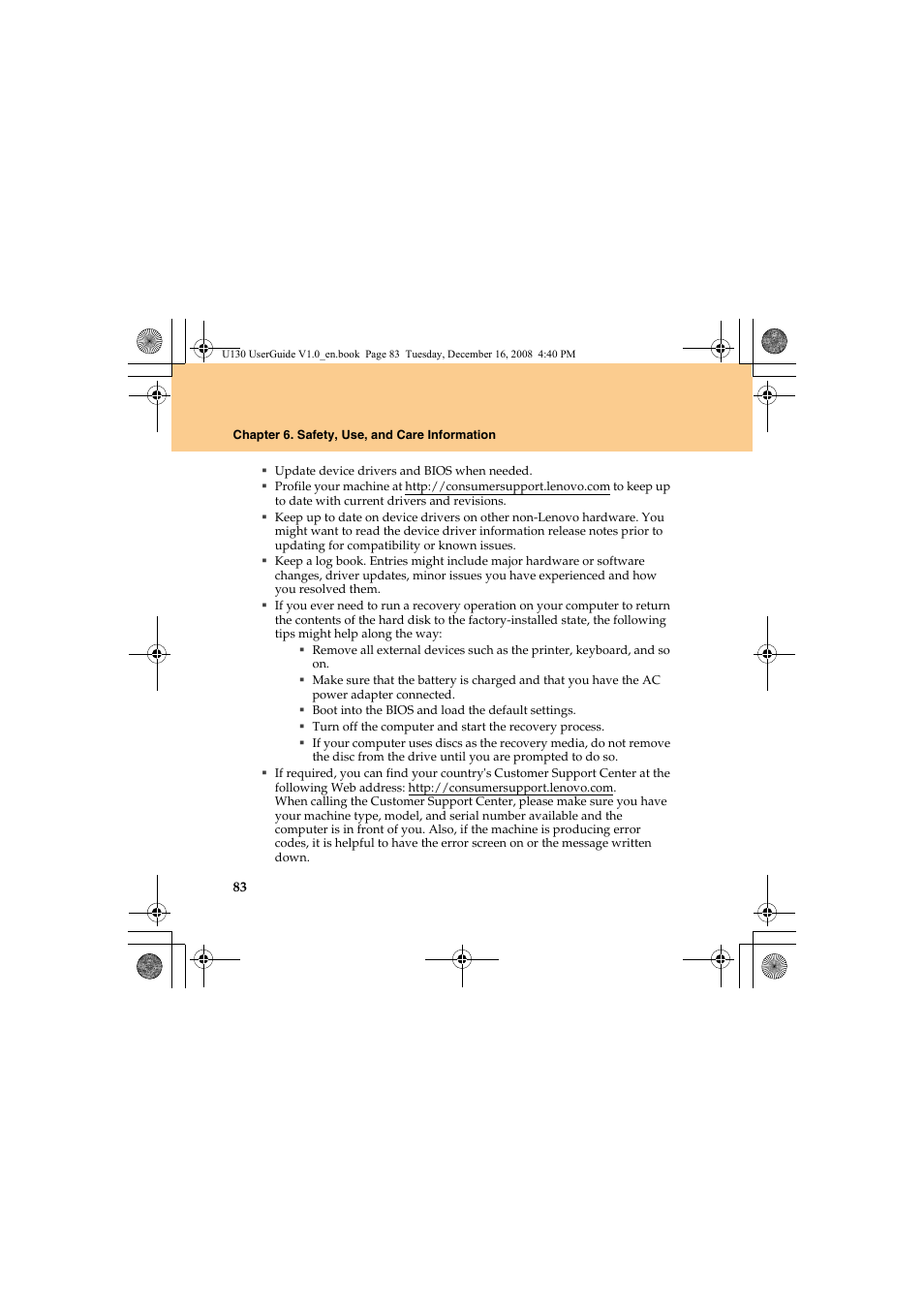 Lenovo IdeaPad U130 User Manual | Page 92 / 136