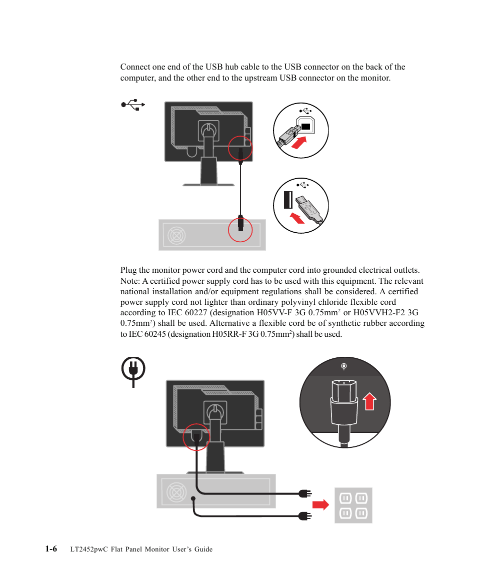 Lenovo ThinkVision LT2452p Wide 24in LCD Monitor User Manual | Page 10 / 42