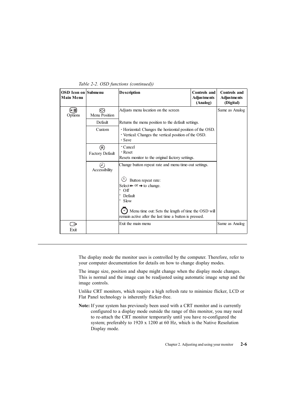 Selecting a supported display mode | Lenovo ThinkVision LT2452p Wide 24in LCD Monitor User Manual | Page 21 / 42