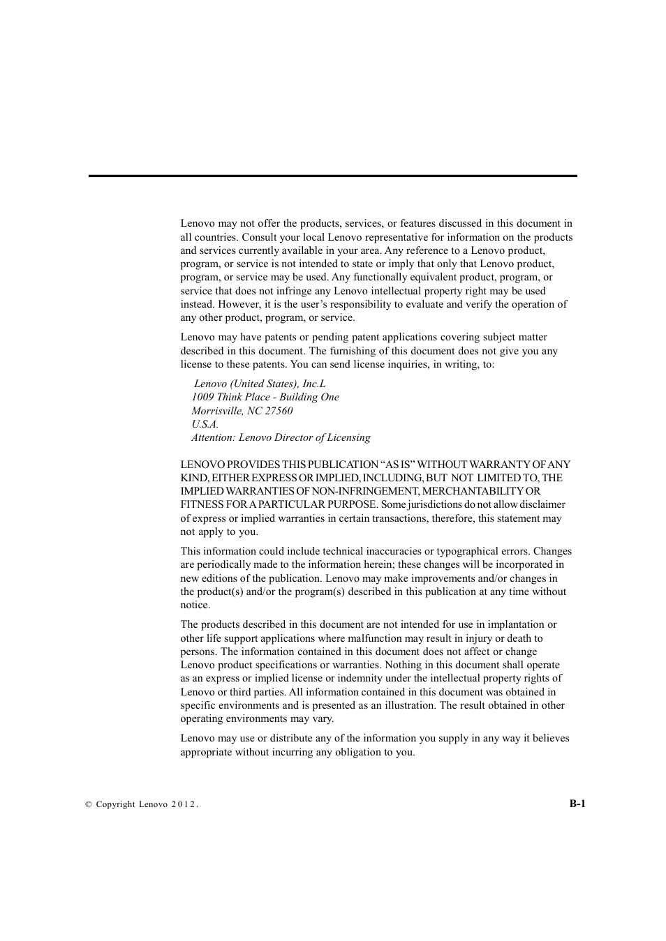 Appendix b. notices | Lenovo ThinkVision LT2452p Wide 24in LCD Monitor User Manual | Page 39 / 42
