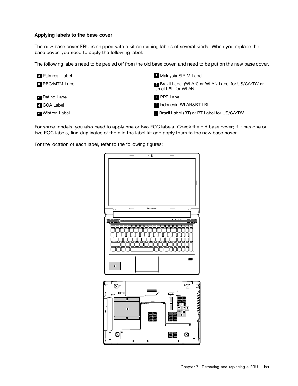 Lenovo V570 Notebook User Manual | Page 71 / 96