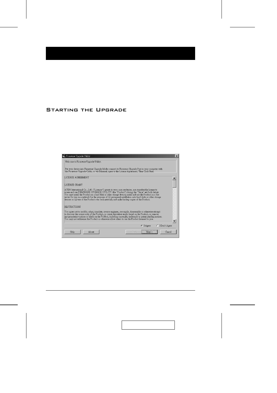 Starting the upgrade | ATEN CS-1754 CS-1758 User Manual | Page 46 / 55