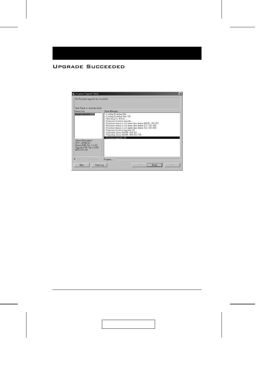 Upgrade succeeded | ATEN CS-1754 CS-1758 User Manual | Page 49 / 55