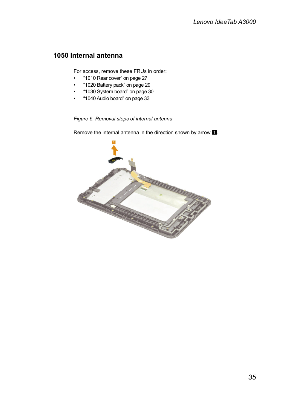 1050 internal antenna | Lenovo A3000 Tablet User Manual | Page 39 / 46
