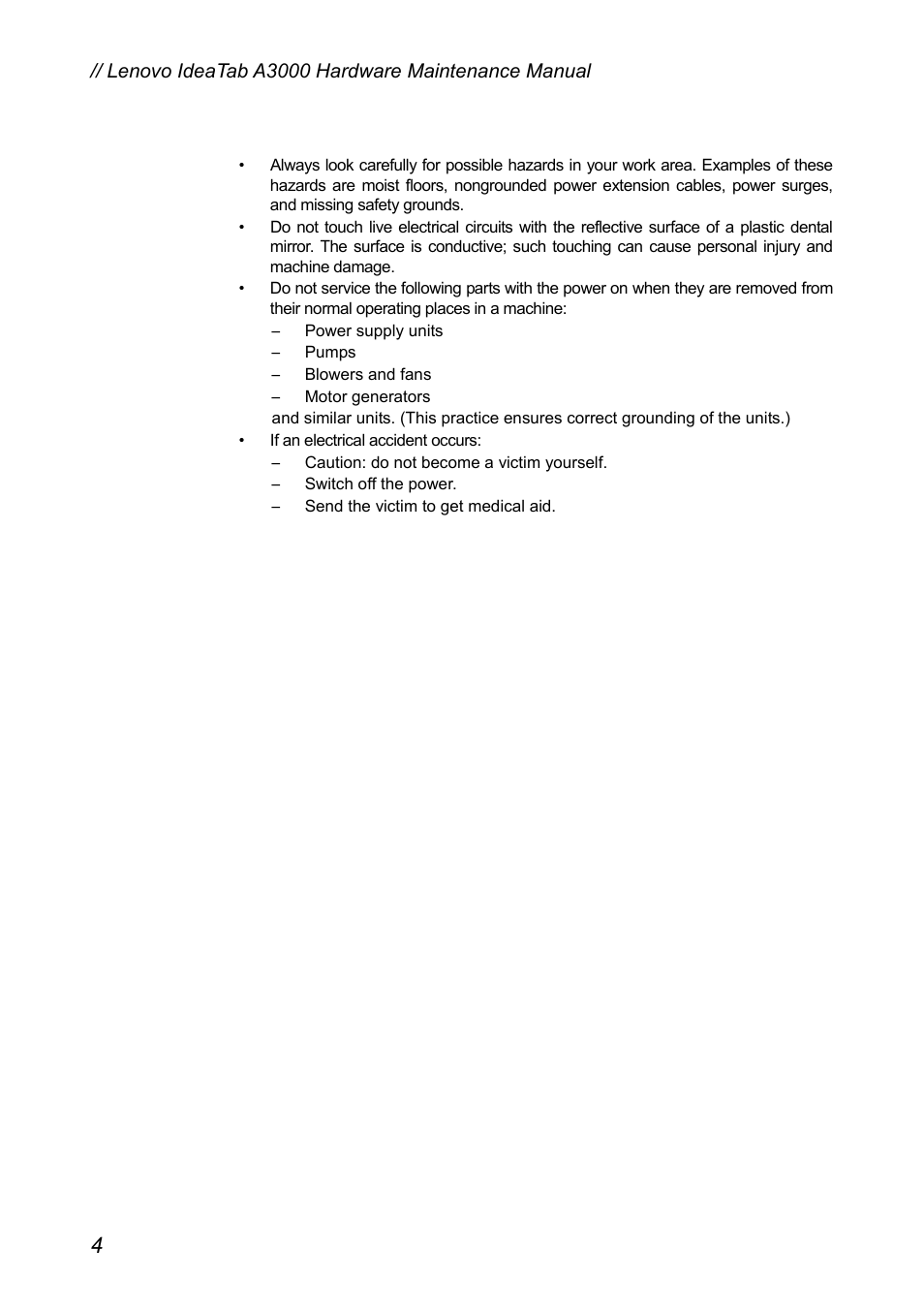 Lenovo A3000 Tablet User Manual | Page 8 / 46