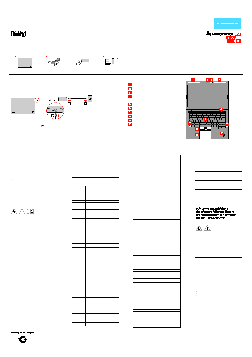 Lenovo ThinkPad T430u User Manual | 2 pages