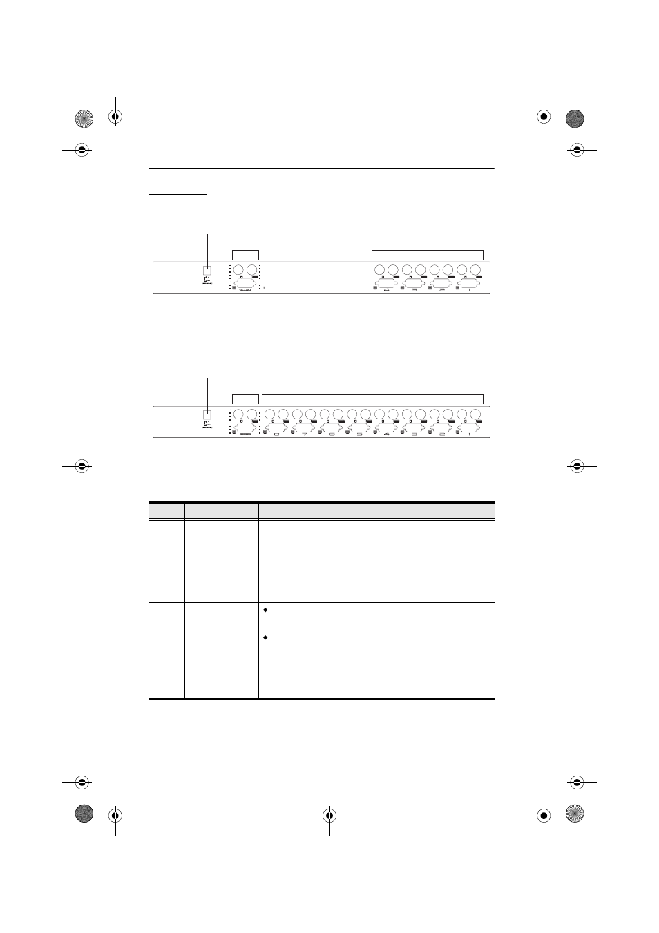 Rear view, Cs9134, Cs9138 | Cs9134 cs9138 | ATEN CS9134 User Manual | Page 18 / 47
