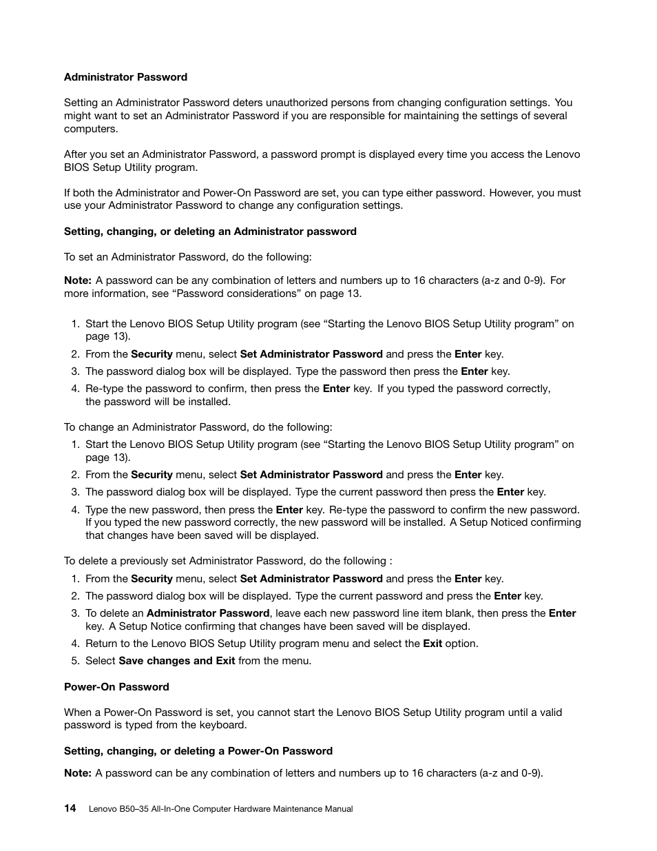Lenovo B50-35 All in One User Manual | Page 20 / 63