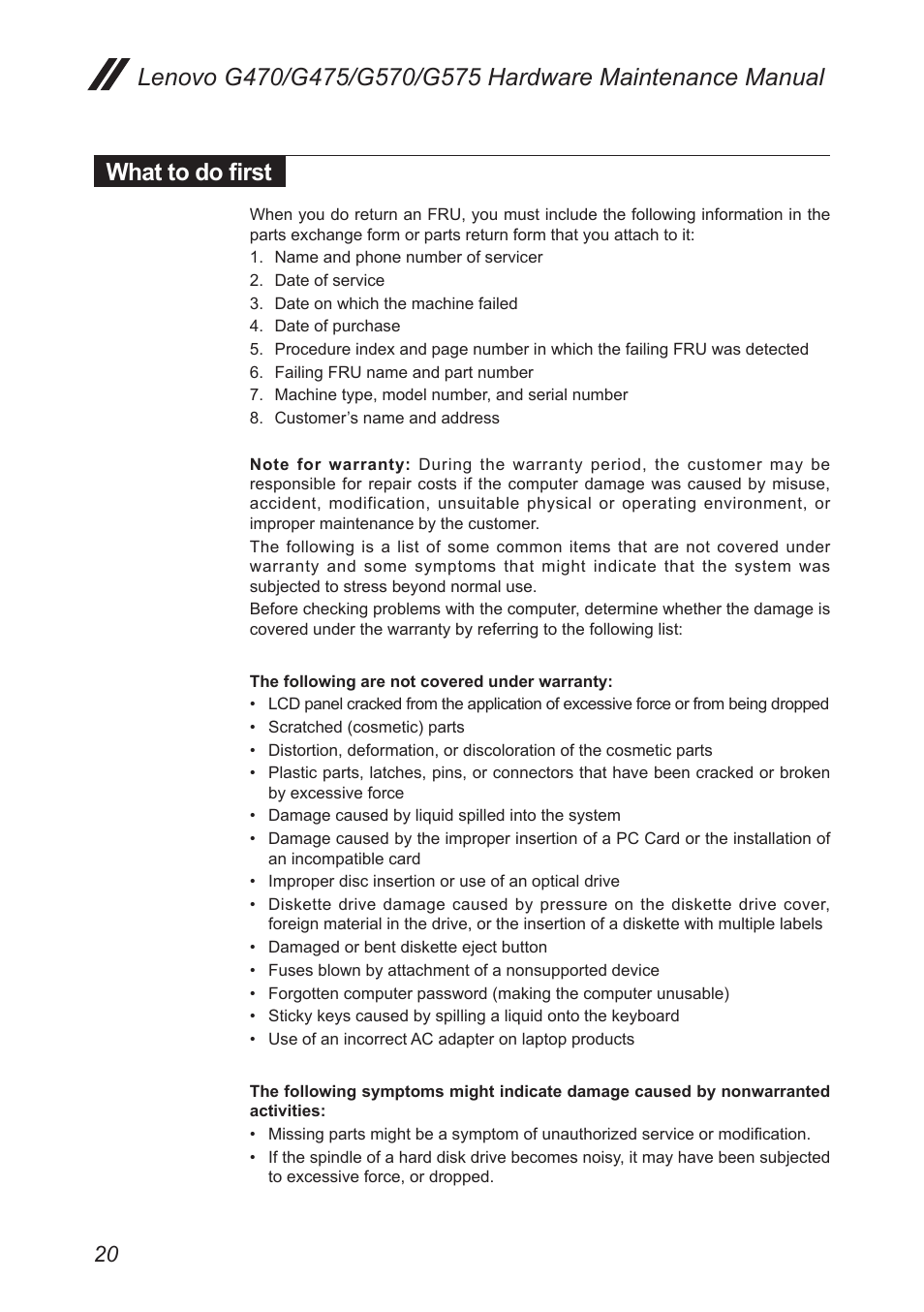 What to do first | Lenovo G475 Notebook User Manual | Page 24 / 94