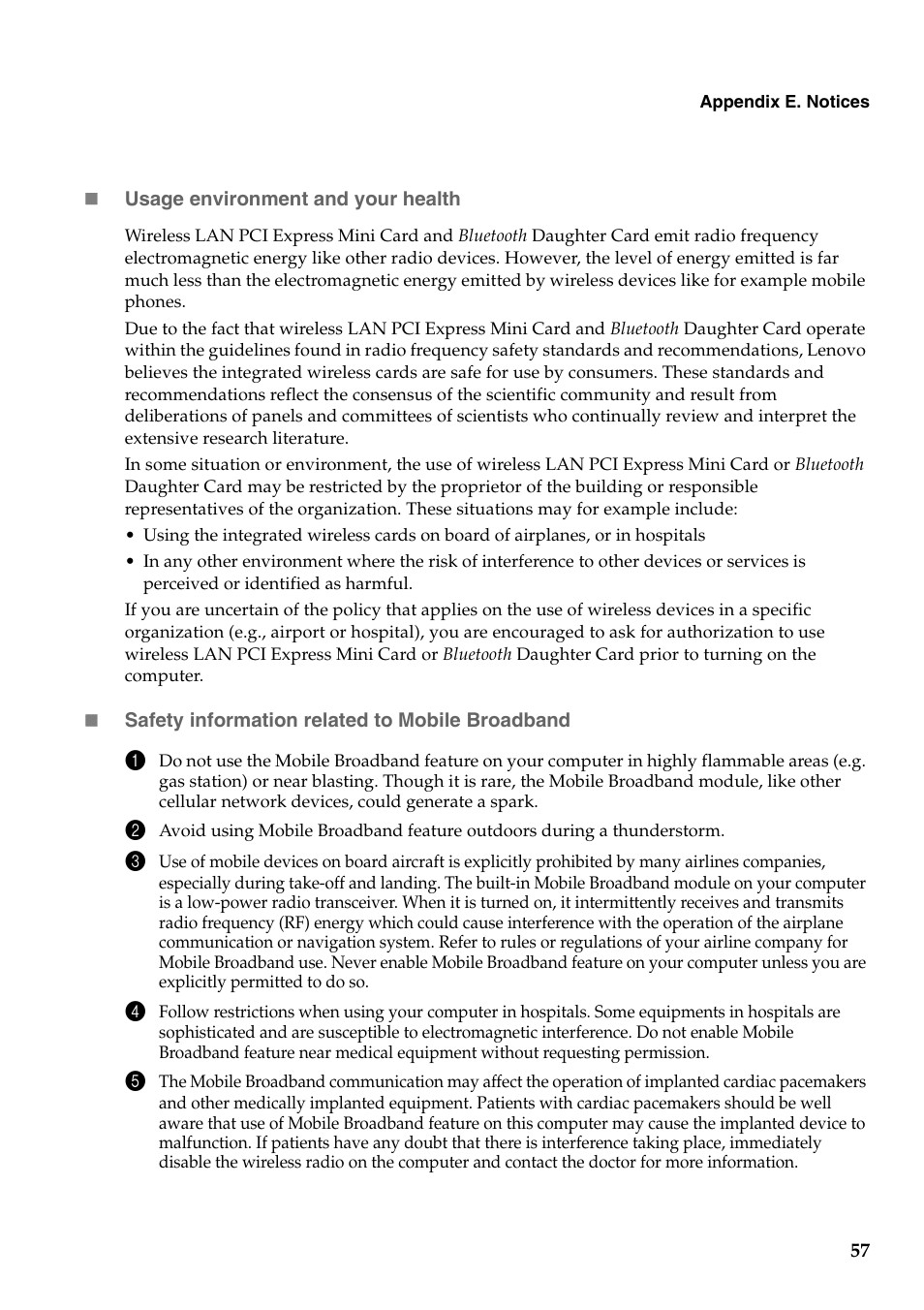 Lenovo G455 Notebook User Manual | Page 65 / 116