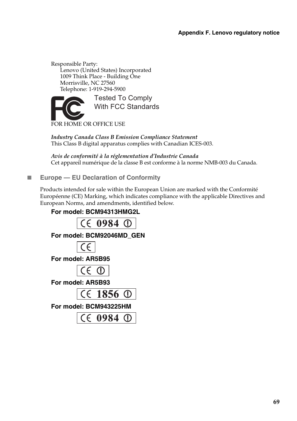 Lenovo G455 Notebook User Manual | Page 77 / 116