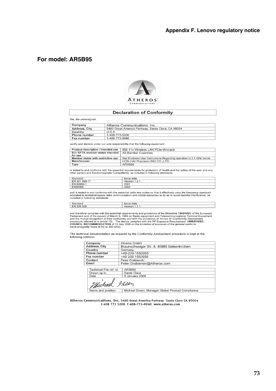 Lenovo G455 Notebook User Manual | Page 81 / 116